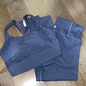 SALE *BUY2/GET1* Under armour sports bra and leggings M